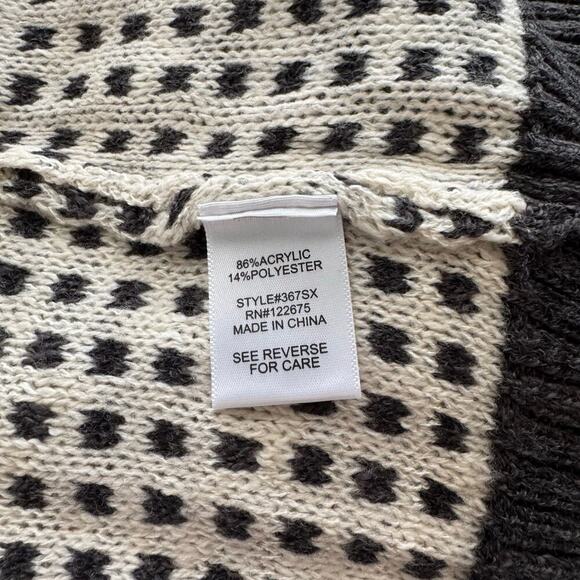 NWOT Lety & Me Colorblock Knit Long Sleeve Midi Cardigan Duster Stitch Fix XS - Picture 7 of 11